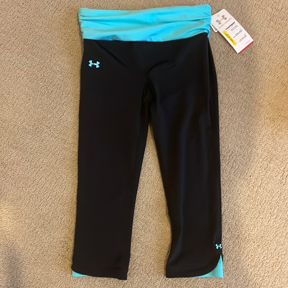 Under Armour cropped pants. Brand new w/tags
